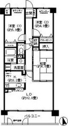 サンスーシ南千里の物件間取画像